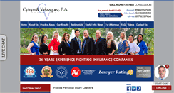 Desktop Screenshot of personalinjuryfirm.com