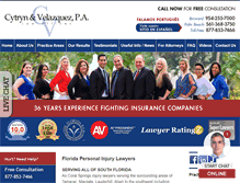 Tablet Screenshot of personalinjuryfirm.com