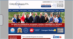 Desktop Screenshot of abogado.personalinjuryfirm.com